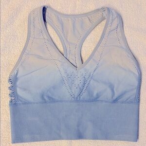 PINK Victoria's Secret Light Blue Sports Bra